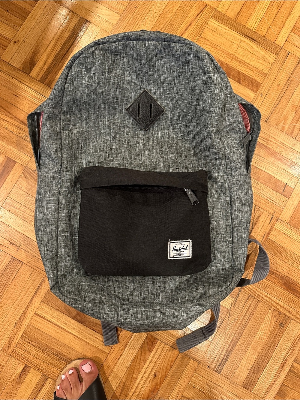 Herschel Supply Company Grey and Black Daypack Backpack